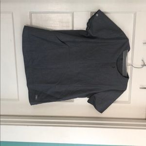 Front pocket button collar Figs scrub top